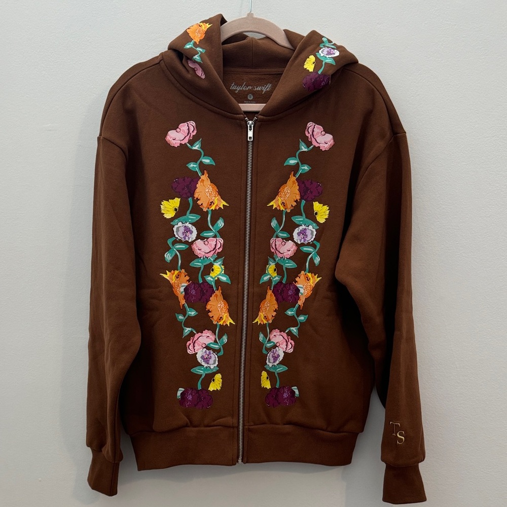 Taylor Swift The Eras Tour Acoustic Piano Zip-Up Hoodie - Size Small
